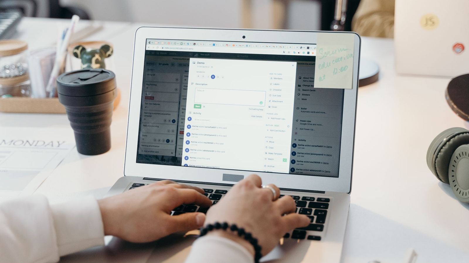 One email a month, with sources